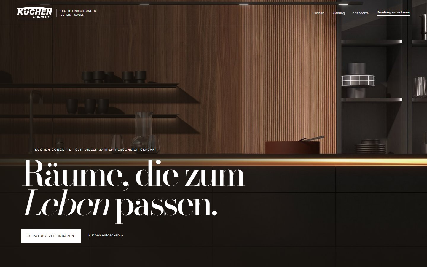 Website-Konzept Küchen Concepte